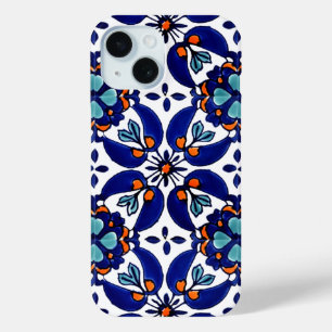 メキシカンタラベラテラコッタタイルデザインNo. 1 iPhone 15ケース