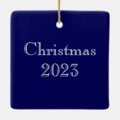 メキシカンタラベラテラコッタタイルデザインNo. 4 セラミックオーナメント (裏面)