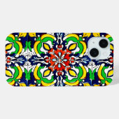 メキシカンタラベラテラコッタタイルデザインNo. 7 Case-Mate iPhoneケース (裏面 (横))
