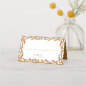 メキシカンタラベラ結婚テラコッタ プレイスカード (正面)