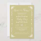 メキシカンタラベラ ベビー招待状 招待状 (正面)