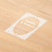 メキシカンタラベ結婚ラの アクリル招待状 (レイダウン)