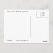 メキシカンダンサーのマトリョシカ葉書 ポストカード (裏面)