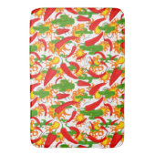 メキシカンチリーと炎 バスマット (正面縦)