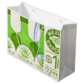 メキシカンテキーラサボク大抱き枕 ラージペーパーバッグ (正面アングル)