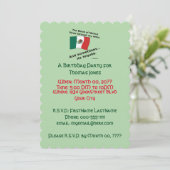 メキシカンテキーラ誕生日パーティー 招待状 (スタンド正面)