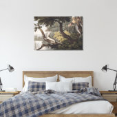 メキシカントカゲ捕手、マシュー・ドビュール彫り キャンバスプリント (インサイチュ (寝室))