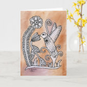 メキシカンバークスタイル カード (黄色い花)