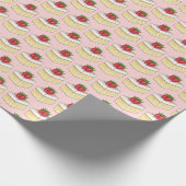 メキシカンパステルデトレレチェーケーキベーキングデザート ラッピングペーパー (角)