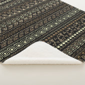 メキシカンパターンフリースブランケット シェルパブランケット (3/4)