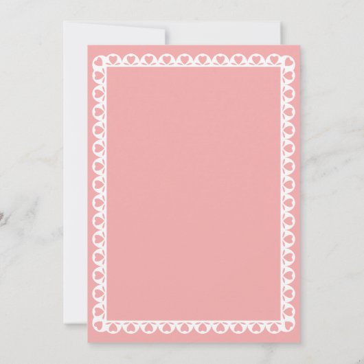 メキシカンパペルピカドシエリートリンドブライダルシャワー 招待状 (裏面)