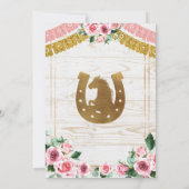 メキシカンピンクローズチャラ 15歳の誕生日招待状 招待状 (裏面)