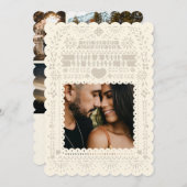 メキシカンファテールドーブパペルピカドコラージュ 招待状 (正面/裏面)