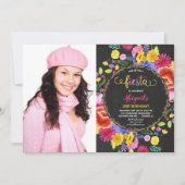 メキシカンフィエスタの誕生日の招待状 招待状 (正面)