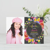 メキシカンフィエスタの誕生日の招待状 招待状 (スタンド正面)