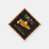 メキシカンフィエスタまたはシンコデマヨ スタンダードカクテルナプキン (角)