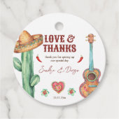 メキシカンフィエスタをテーマにしたパーティーのお客様へのプレゼント フェイバータグ (正面)