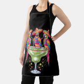 メキシカンフィエスタを飲むおもしろいParrot Cinco De Mayo エプロン (インサイチュ)