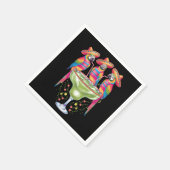 メキシカンフィエスタを飲むおもしろいParrot Cinco De Mayo スタンダードカクテルナプキン (角)