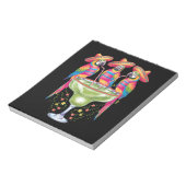 メキシカンフィエスタを飲むおもしろいParrot Cinco De Mayo ノートパッド (回転)