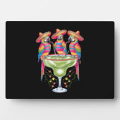 メキシカンフィエスタを飲むおもしろいParrot Cinco De Mayo フォトプラーク (正面)