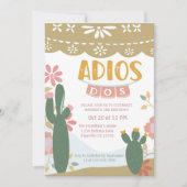 メキシカンフィエスタアディオスドスサード誕生日 招待状 (正面)