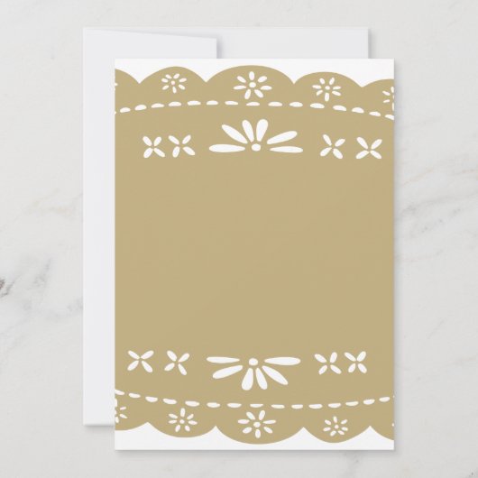 メキシカンフィエスタアディオスドスサード誕生日 招待状 (裏面)