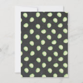 メキシカンフィエスタウォーターカラーサボテンと多肉類 招待状 (裏面)