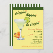 メキシカンフィエスタカップルシャワー🎉マルガリータパーティー 招待状 (正面/裏面)