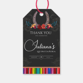 メキシカンフィエスタカラフルフローラシャルロキンセアニェラ ギフトタグ