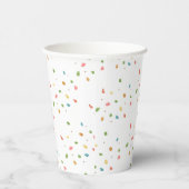 メキシカンフィエスタカラフル紙吹雪ベビーシャワー 紙コップ (右)
