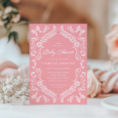 メキシカンフィエスタガールベビーシャワー 招待状