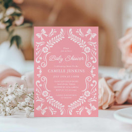 メキシカンフィエスタガールベビーシャワー 招待状