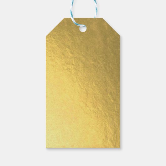 メキシカンフィエスタゴールドフォイルフローラ好意ギフトラベル ギフトタグ (裏面)