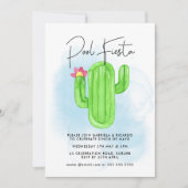 メキシカンフィエスタサボスプールパーティーシンコデマヨ 招待状 (正面)