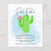 メキシカンフィエスタサボスプールパーティー任意の年齢誕生日 (正面)