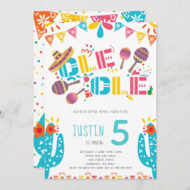 メキシカンフィエスタサボス誕生日 招待状