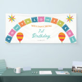 メキシカンフィエスタサボス1年目の誕生日へようこそ 横断幕 (トレードショー)