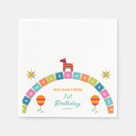 メキシカンフィエスタサボス1年誕生日 スタンダードカクテルナプキン