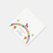 メキシカンフィエスタサボス1年誕生日 スタンダードカクテルナプキン (角)