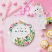 メキシカンフィエスタサボタコスブライダルシャワー ペーパープレート (パーティー)