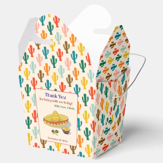 メキシカンフィエスタサンキューギフト フェイバーボックス (オープン)