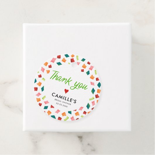 メキシカンフィエスタサンキューメッセージカード フェイバータグ (インサイチュ)