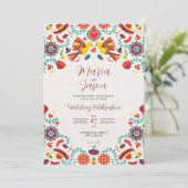 メキシカンフィエスタソンブレロフォークア結婚ートズ 招待状 (スタンド正面)