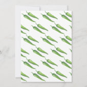 メキシカンフィエスタタコオブラブブライダルシャワー 招待状 (裏面)