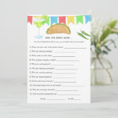 メキシカンフィエスタタコブライダルシャワーゲーム 招待状 (スタンド正面)