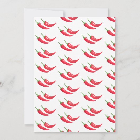 メキシカンフィエスタタコブライダルシャワーゲーム 招待状 (裏面)