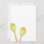 メキシカンフィエスタタコブライダルシャワーゲーム 招待状 (裏面)