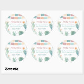 メキシカンフィエスタタコTWOth THREE-estaありがとう ラウンドシール (シート)