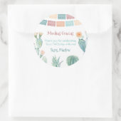 メキシカンフィエスタタコTWOth THREE-estaありがとう ラウンドシール (バッグ)